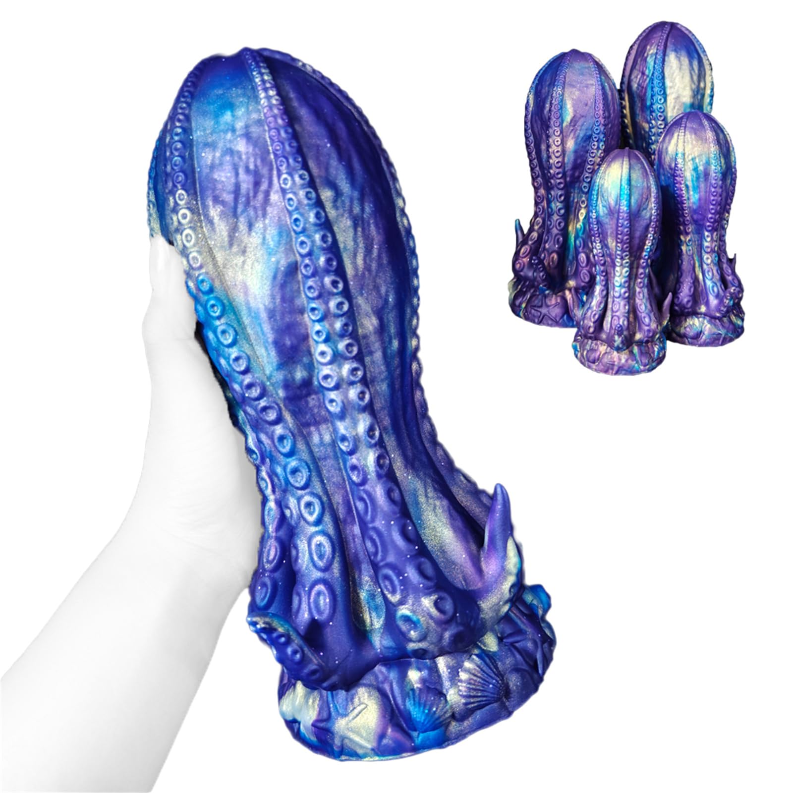 Silicone enorme plug anale colore misto mostro dildo extra large perline anali fisting butt plug masturbazione dilatatore anale giocattoli sessuali for donne(XL)
