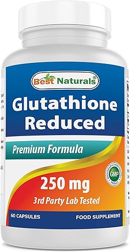 Best Naturals L-Glutatión 250 mg 60 Cápsulas disponible en Yaxa Peru