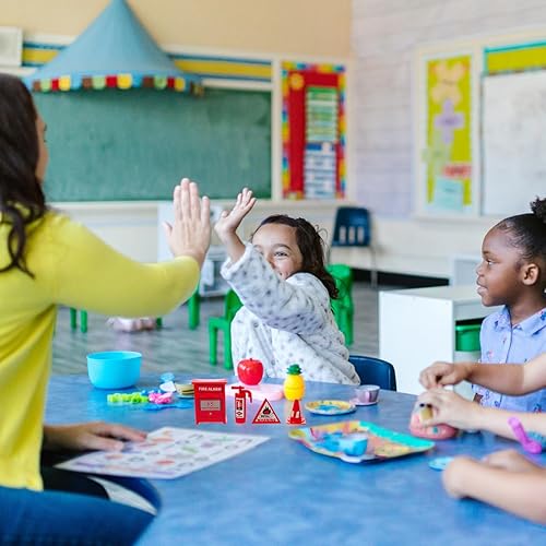 Miniatura 3 de Mini bombero juego de simulación con 4 extintores de incendios de juguete y escalera