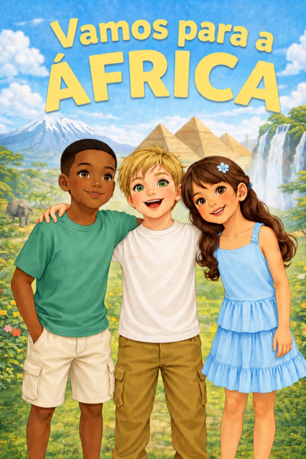 Vamos Para a África: Uma viagem educativa e divertida pelos 54 países da África para crianças de 3 a 9 anos (Uma Aventura pelo Mundo)