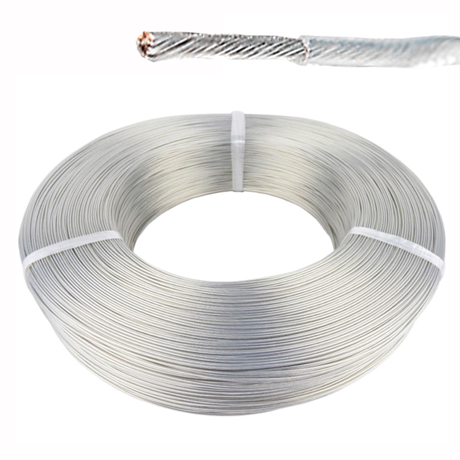 Câble électrique transparent 0.12mm² pour luminaire design - 8