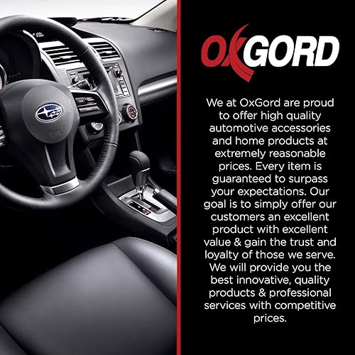 Miniatura 5 de OxGord Organizador de consola central para 12-16 Subaru Impreza J2010FJ000VH Bandeja Compartimental, color negro, 1 paquete