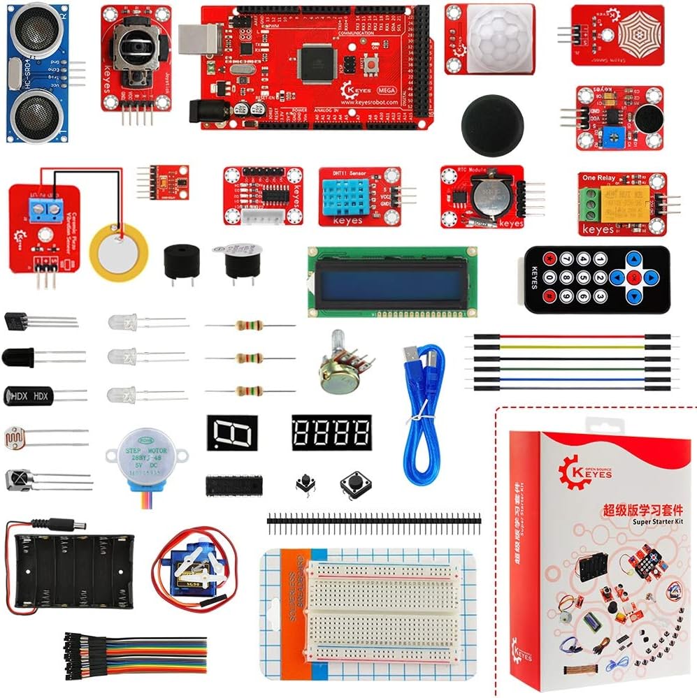 Amazon.com: For arduino DIY Module Super Starter Kit MEGA2560 ...
