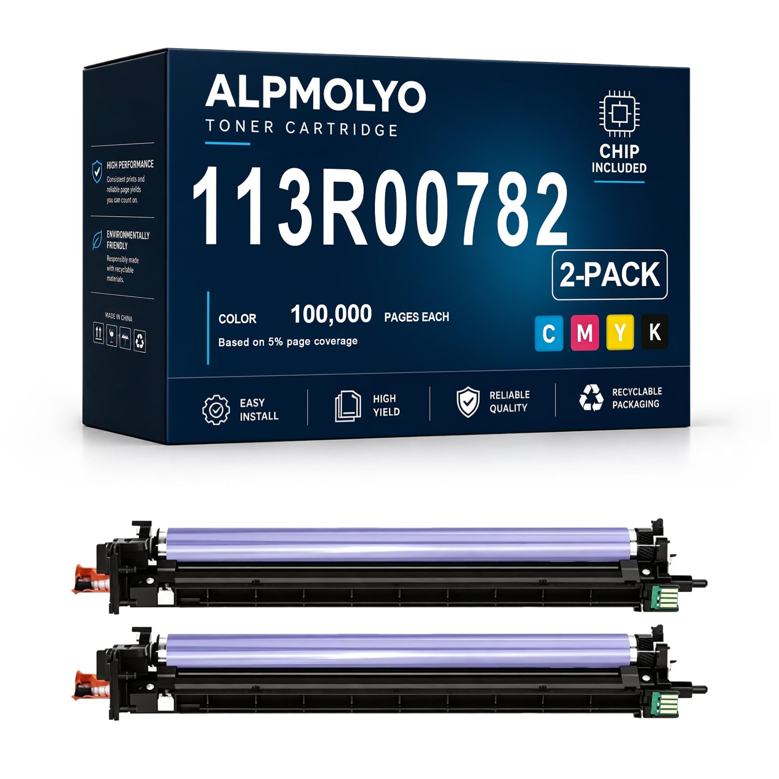 C7000 sostituzione della cartuccia di toner ad alta resa per 113R00782/CT351122, compatibile con Xerox VersaLink C7000N/C7000DN, con chip