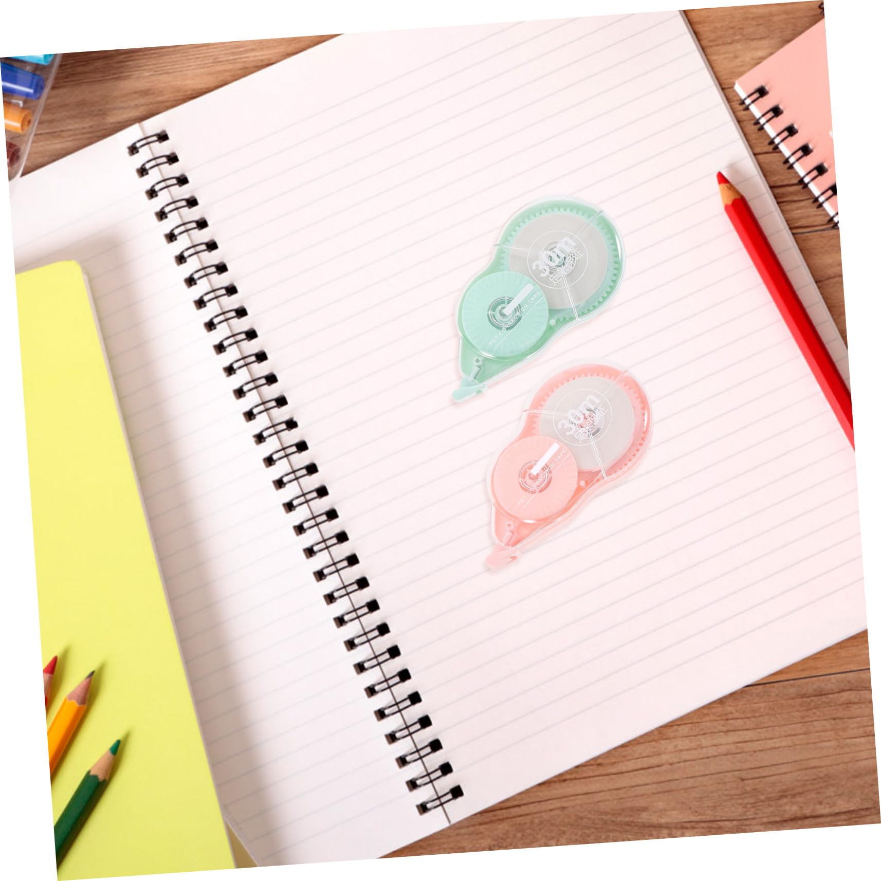 Operitacx 5 Sätze Schulbriefpapier Schreibutensilien Correction Pen Schulmaterial Scrabbook Korrekturband Klein Weiß Aus -klebeband -klebeband Für Den Haushalt Pas 6 Stück * 5
