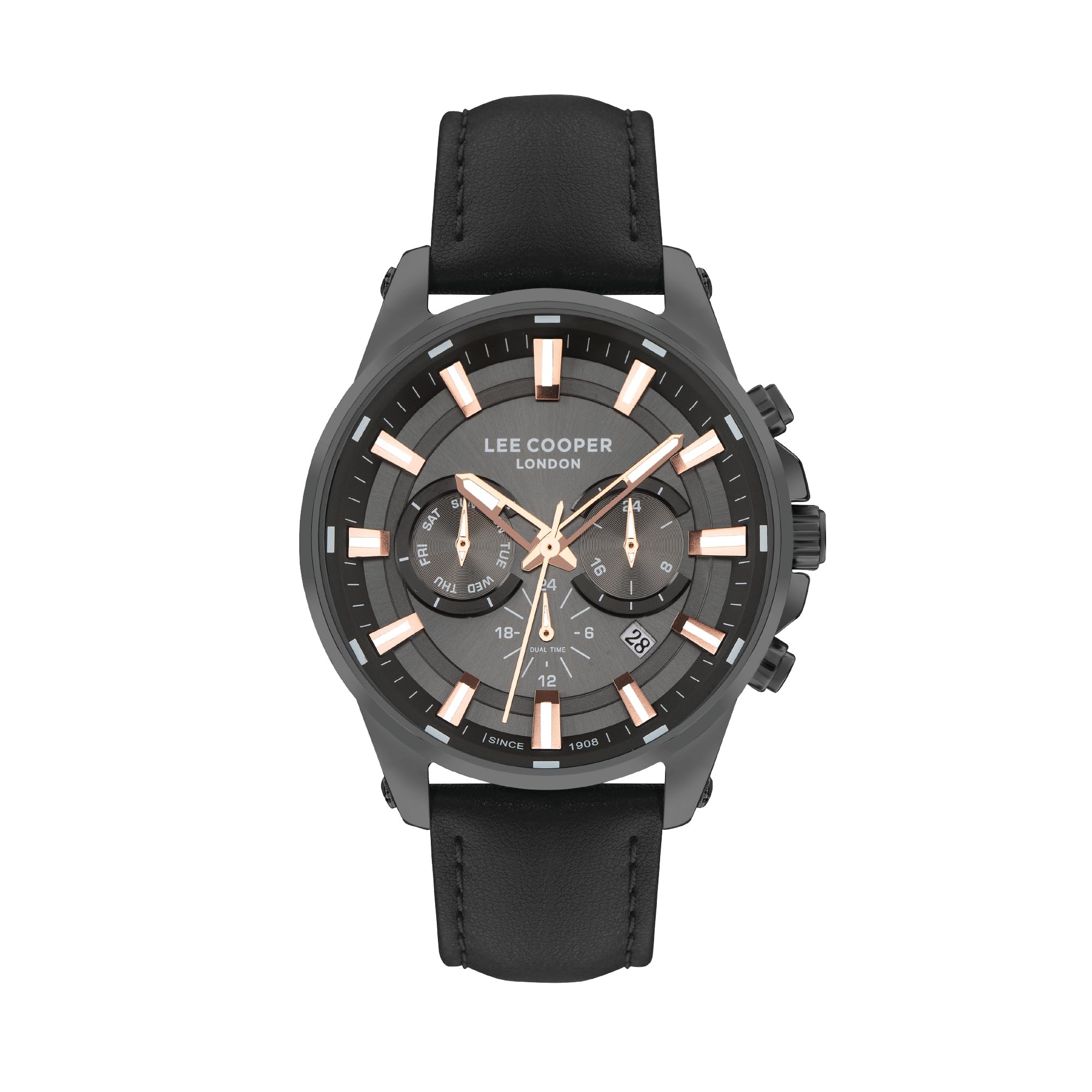 lee cooper Analog Black Dial Men's Watch-LC07525.651-picture-13