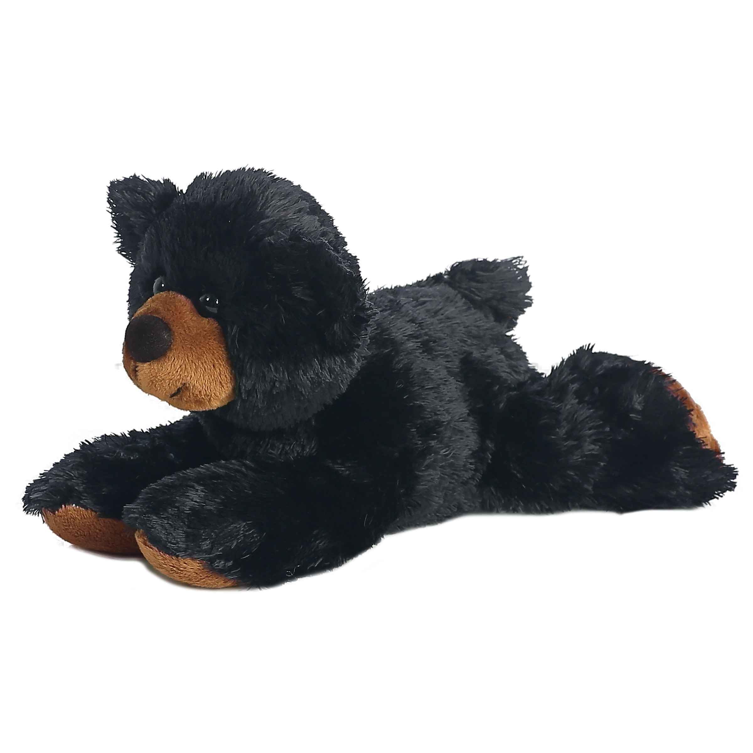Aurora® Adorable Mini Flopsie™ Sullivan™ Stuffed Animal - Playful Ease - Timeless Companions - Black 8 Inches