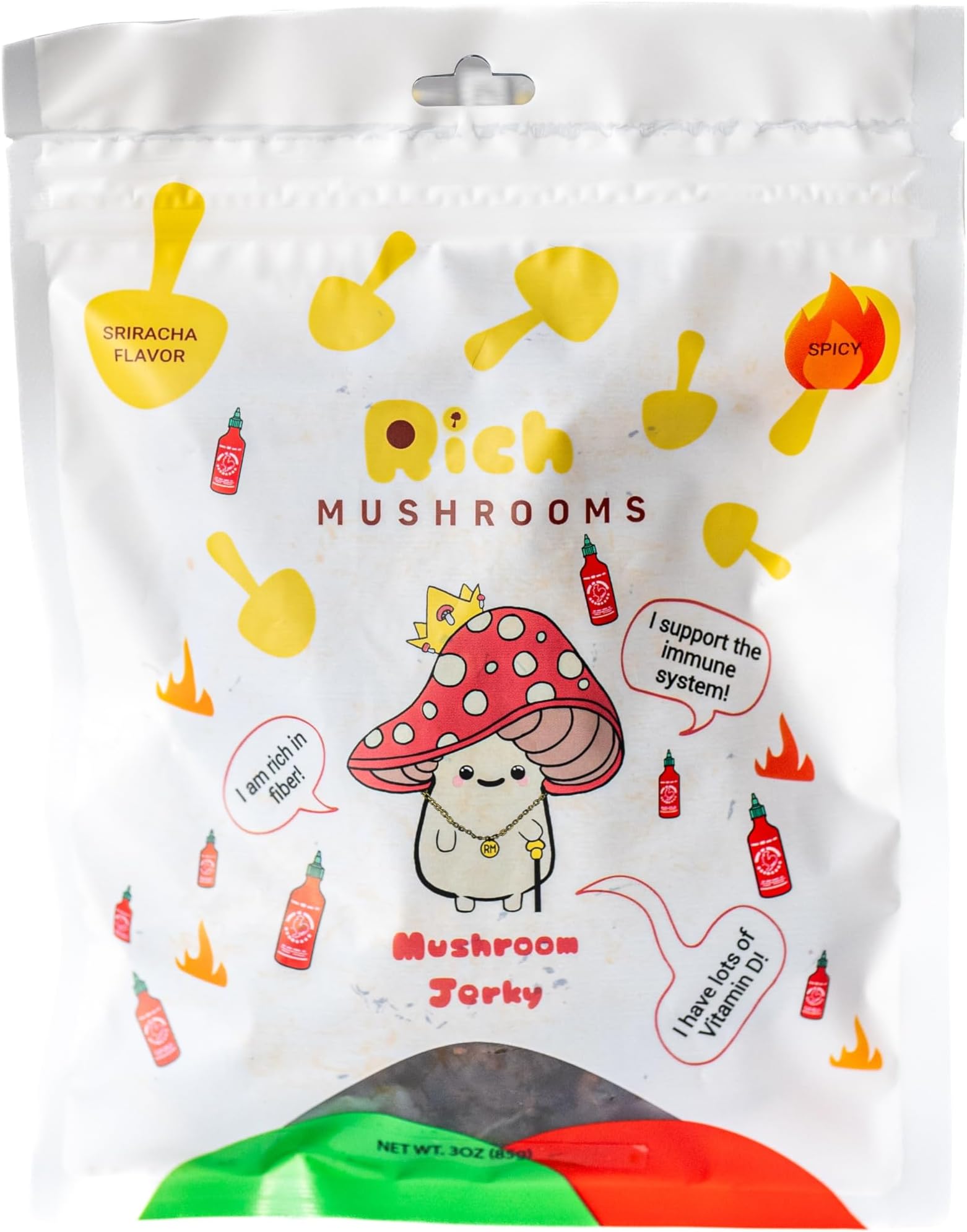 Pan's Mushroom Jerky, Organic, Vegan Snacks, Dried