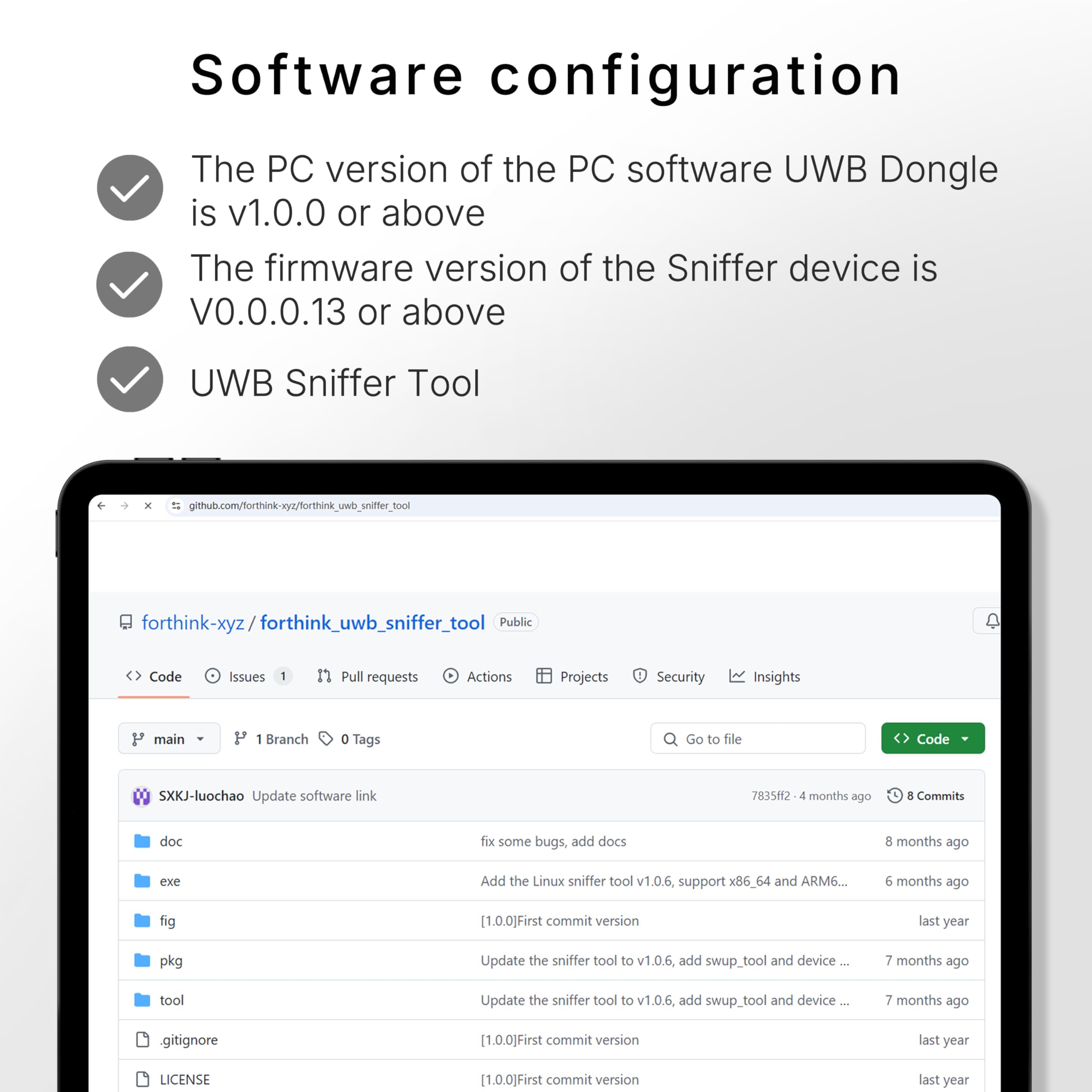 Heltec UWB Dongle Sniffer Ultra-Wideband Paketanalyzer für IoT, IEEE 802.15.4, FiRa/CCC-Protokoll TOF/TDOA-Positionierung, 6,8 Mbps Datenrate, ARM Cortex-M33, USB-A-Schnittstelle