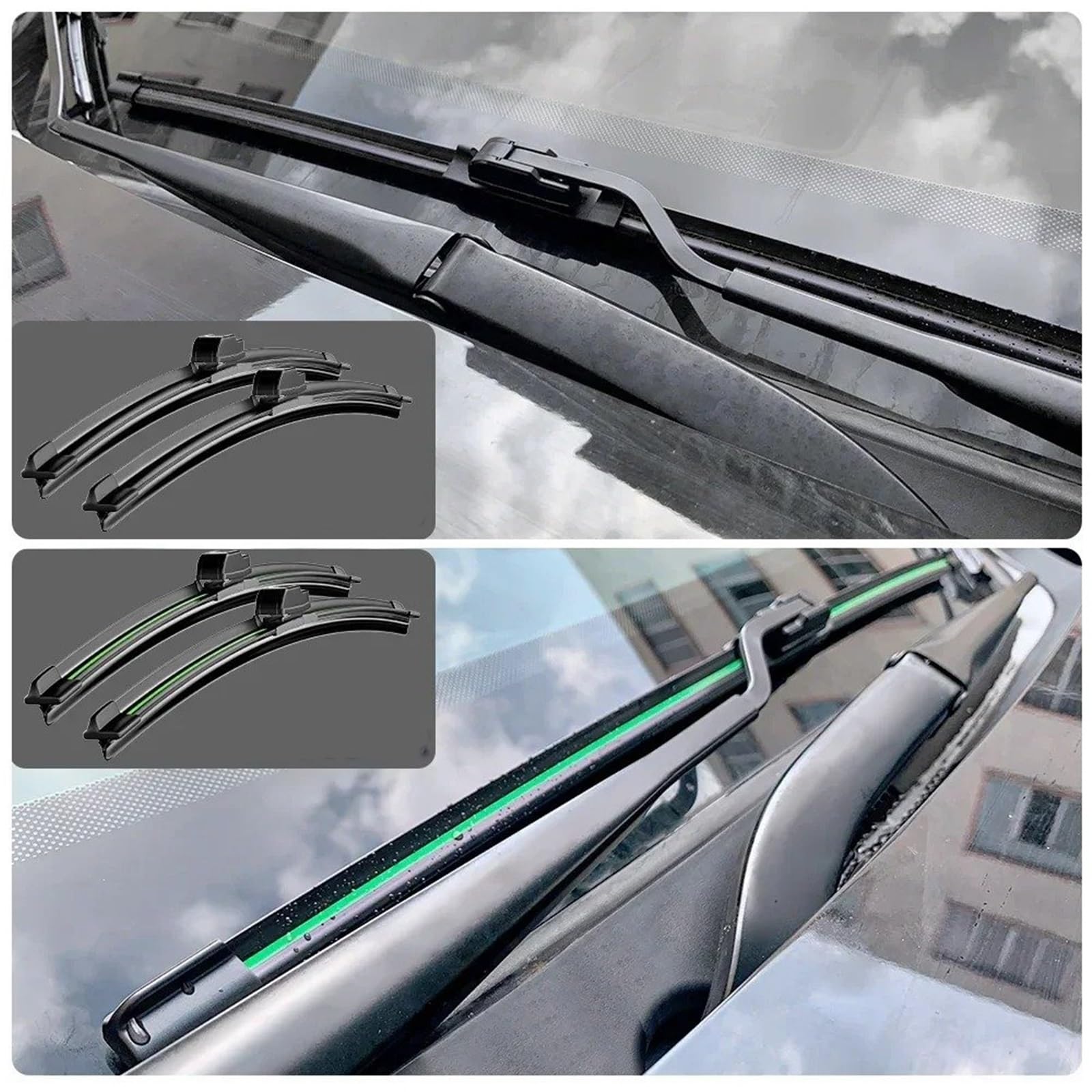 Escobilla Coche Para MGHS Para MG Para HS 2018-2024 Escobillas Limpiaparabrisas Delanteras Accesorios Para Ventanas De Parabrisas