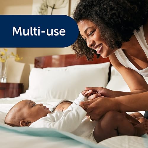 Miniatura 6 de FitRight Fresh Start - Almohadillas desechables de 23 x 36 pulgadas (16 unidades) para incontinencia, almohadillas absorbentes para mandriles con el