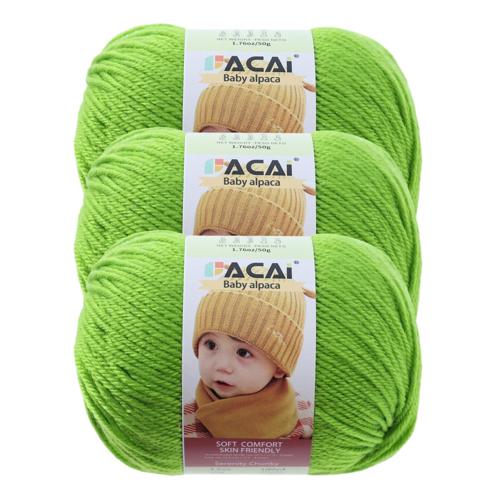 Amazon.com: Soft Baby Yarn 30% Alpaca 70% Polyester Hypoallergenic