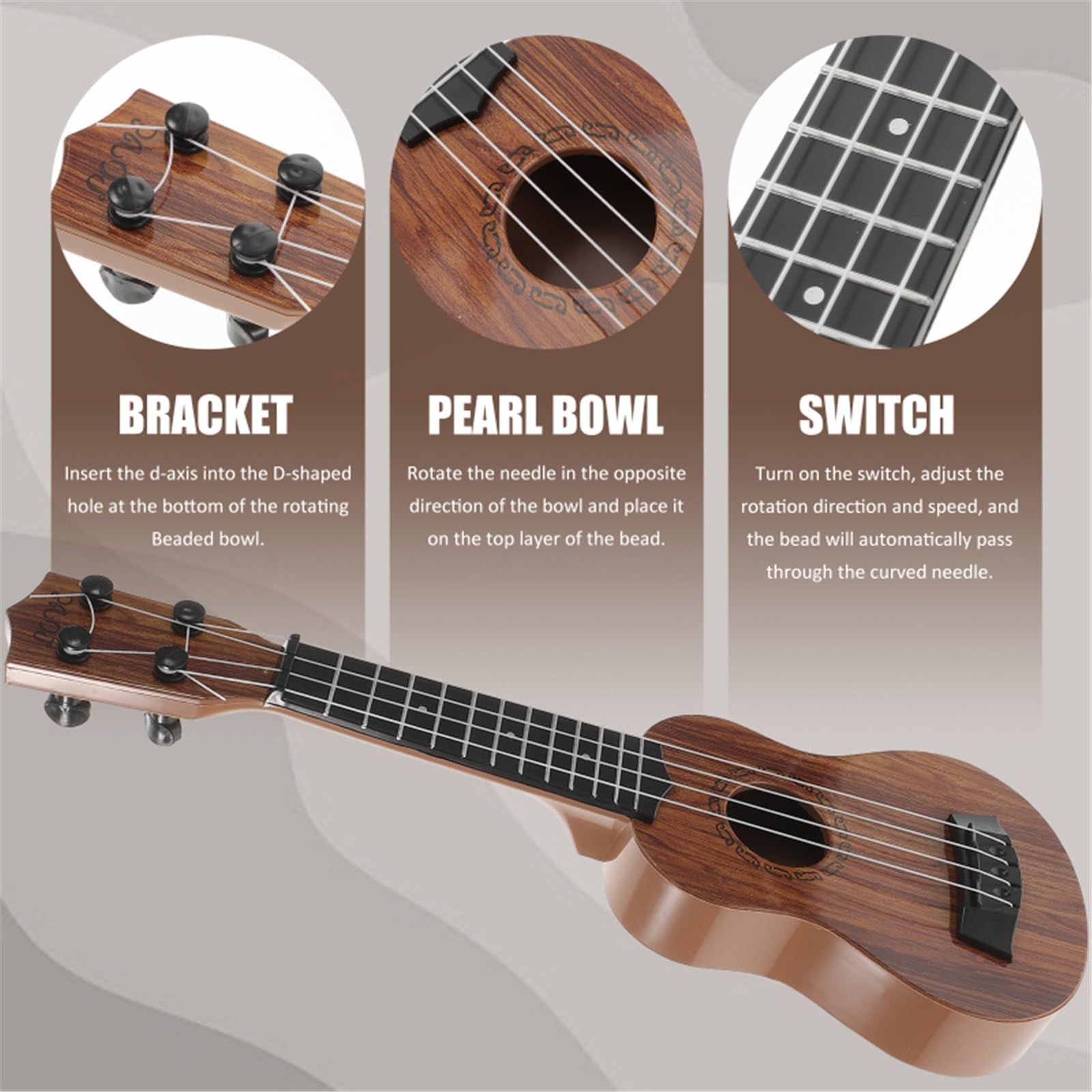 1Pc Quattro Corde Ukulele Chitarra Acustica Chitarra Acustica Ukulele Chitarra Ukulele Chitarra In Miniatura Per Strumenti Principianti