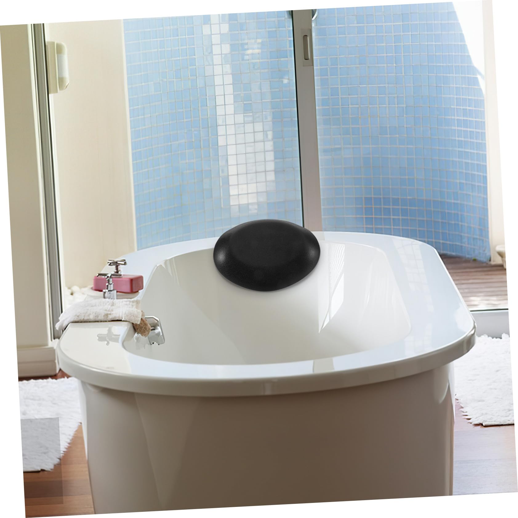 Cuscino Antiscivolo per Vasca con Supporto Ergonomico per e Schiena Rapida Asciugatura Accessorio Bagno e Donna