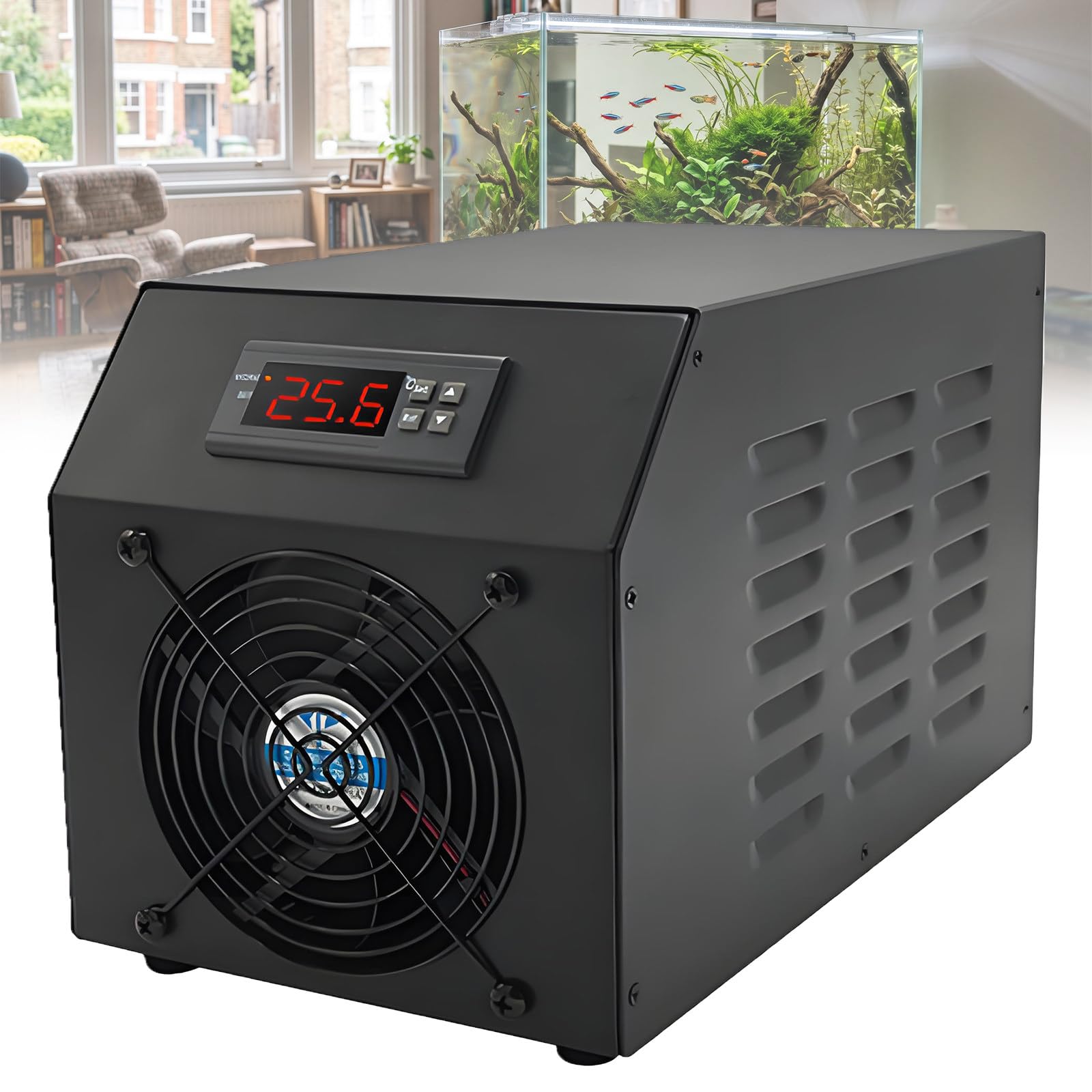MiyKom Aquarium Chiller Quiet Versatile Saltwater and Freshwater CoolOnly