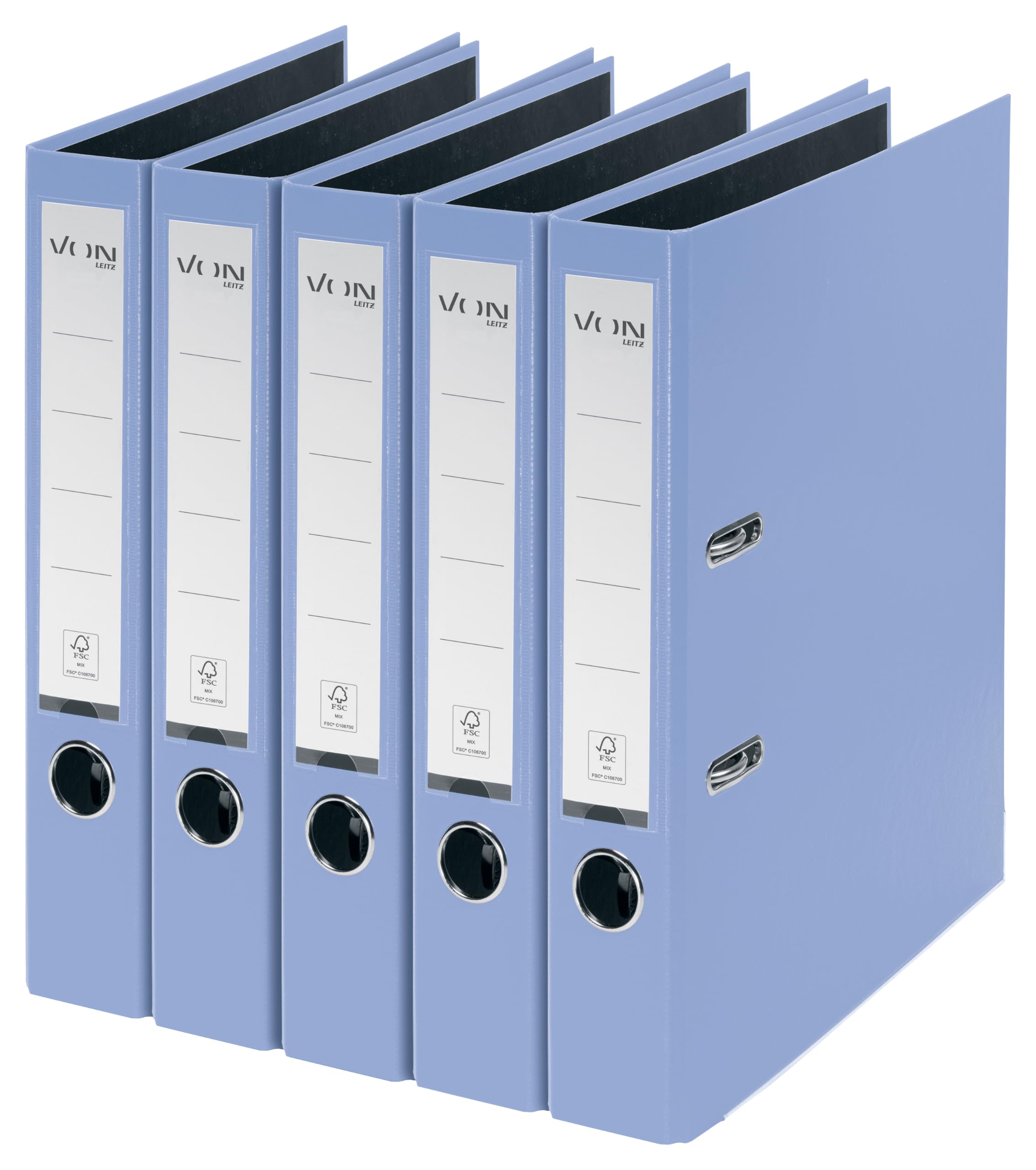 Leitz 180° Ordner, A4, Rugbreedte 80 mm, Karton met Polypropyleen