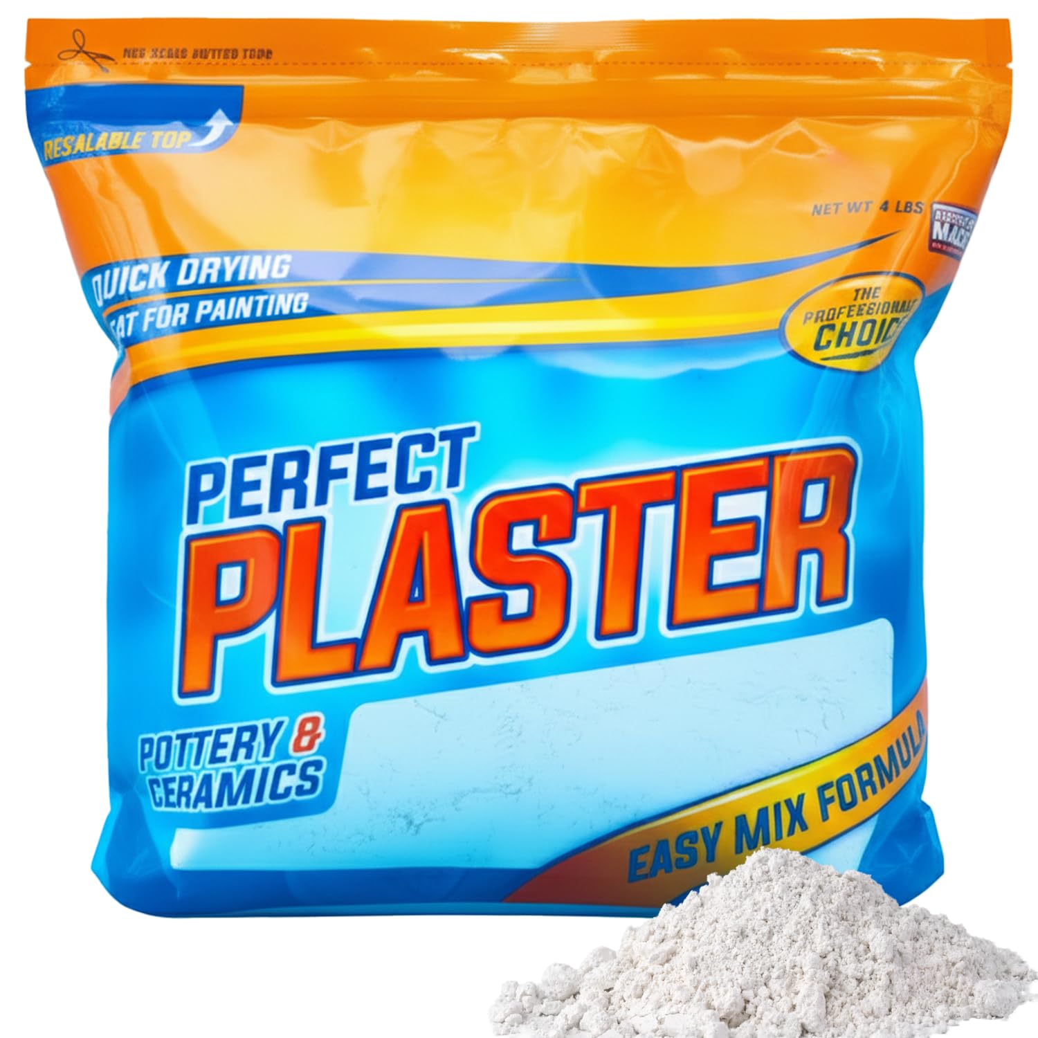 Perfect Plaster 4lb Pottery & Ceramic Casting Material
