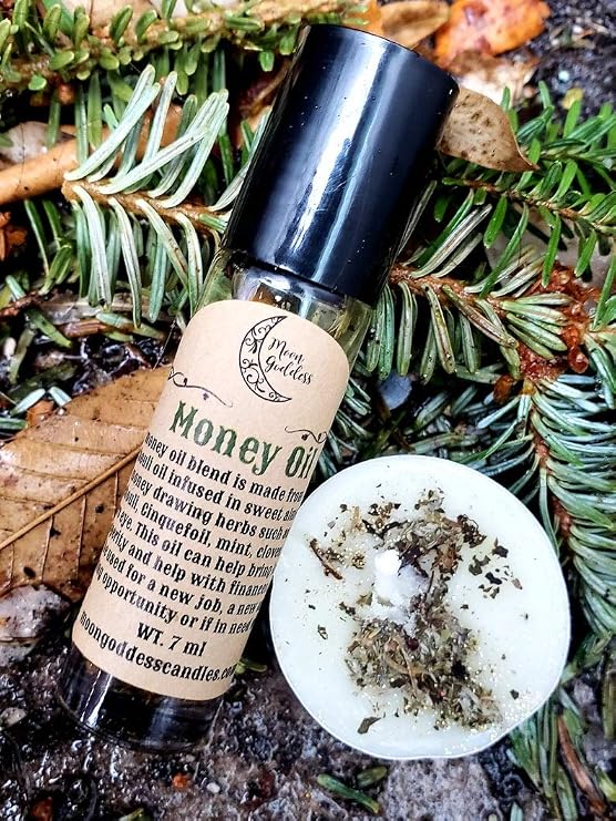 Money Oil - Patchouli Infused Oil - Handmade Spiritual Oil - Aromatherapy Oil - Nature Perfume - Spell Oil - Ritual Oil - Conjure Oil