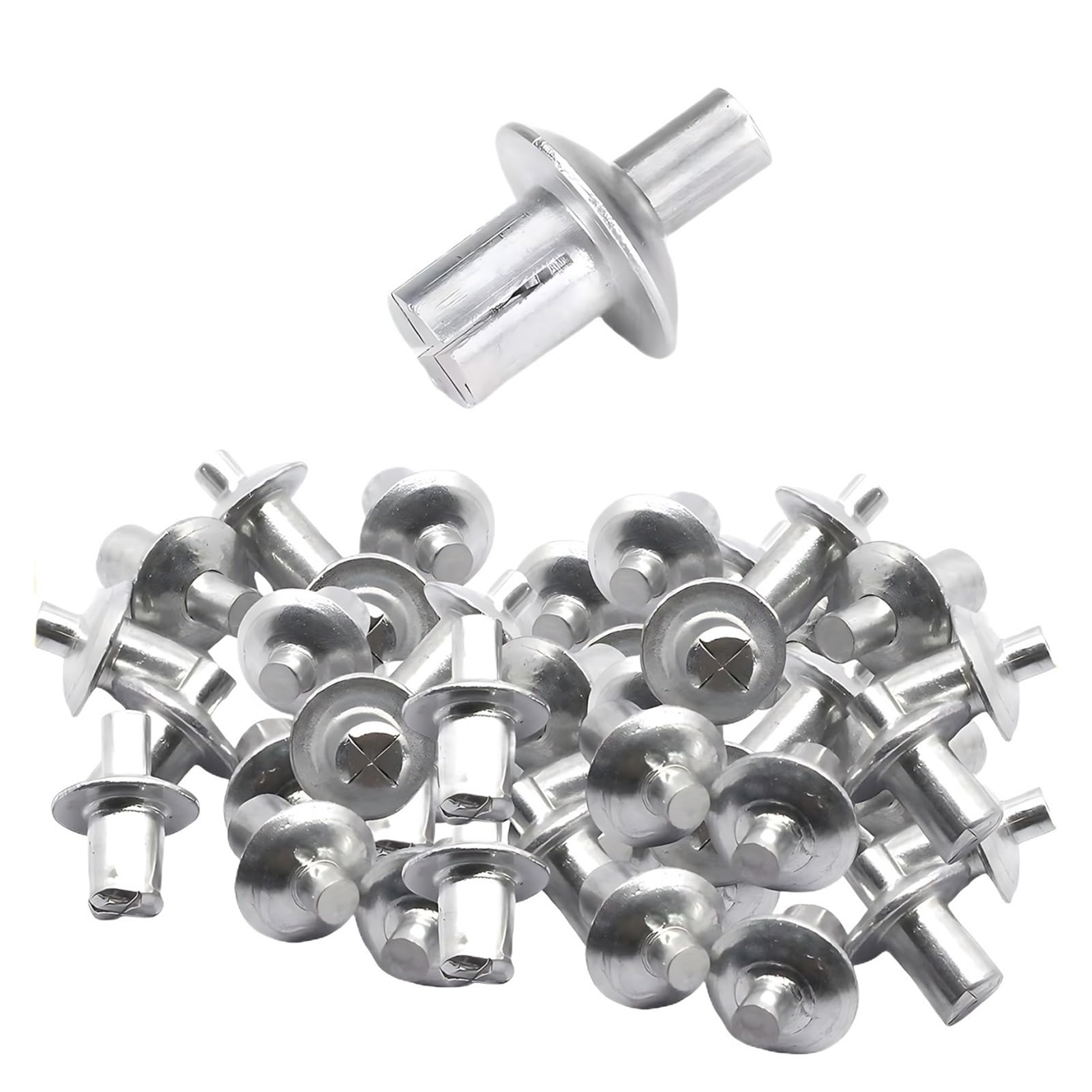 remaches ciegos, Remaches de martillo, 500 piezas, sujetadores perforadores cabeza clavo aluminio for expansión pared hueca tablero yeso(5x13mm,50PCS)