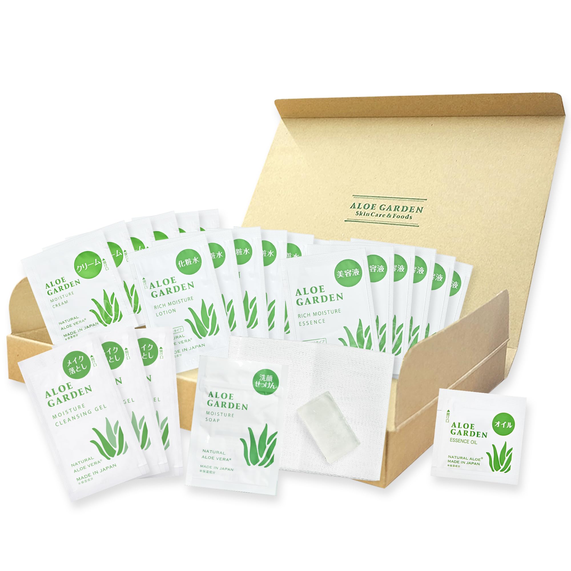 Amazon.co.jp: ALOE GARDEN アロエガーデン スキンケアキット＜小林 