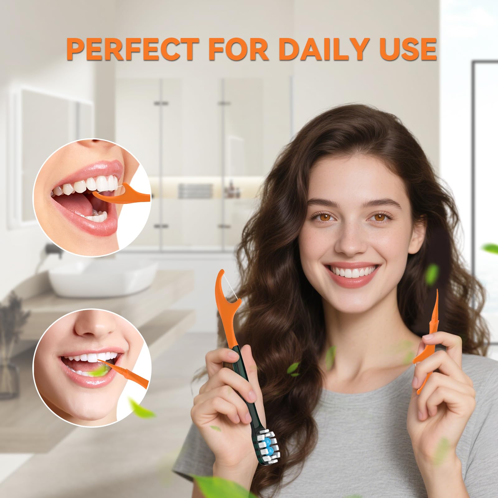 YUNCHI 12 sztuk mini szczoteczki do zębów 5 w 1 To Go, jednorazowe szczoteczki do zębów z pastą do zębów | wykałaczka | skrobak do języka | nić dentystyczna, przenośna podróżna szczoteczka do zębów