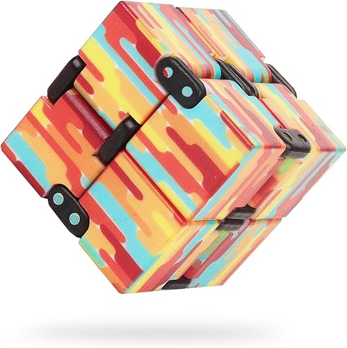 Fidget Infinity Cool Cube Toys Cubo mágico de mano, artilugios geniales, cosas únicas, regalos de cumpleaños, niños, niñas, adultos, ansiedad,