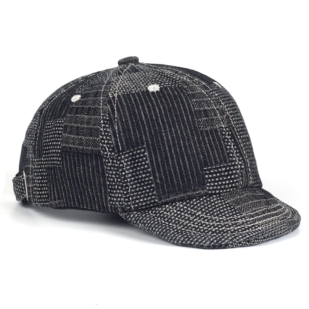 Gorra plana de algodón con estampado de camuflaje para hombre y mujer, azul claro, 6 7/8-7 1/4