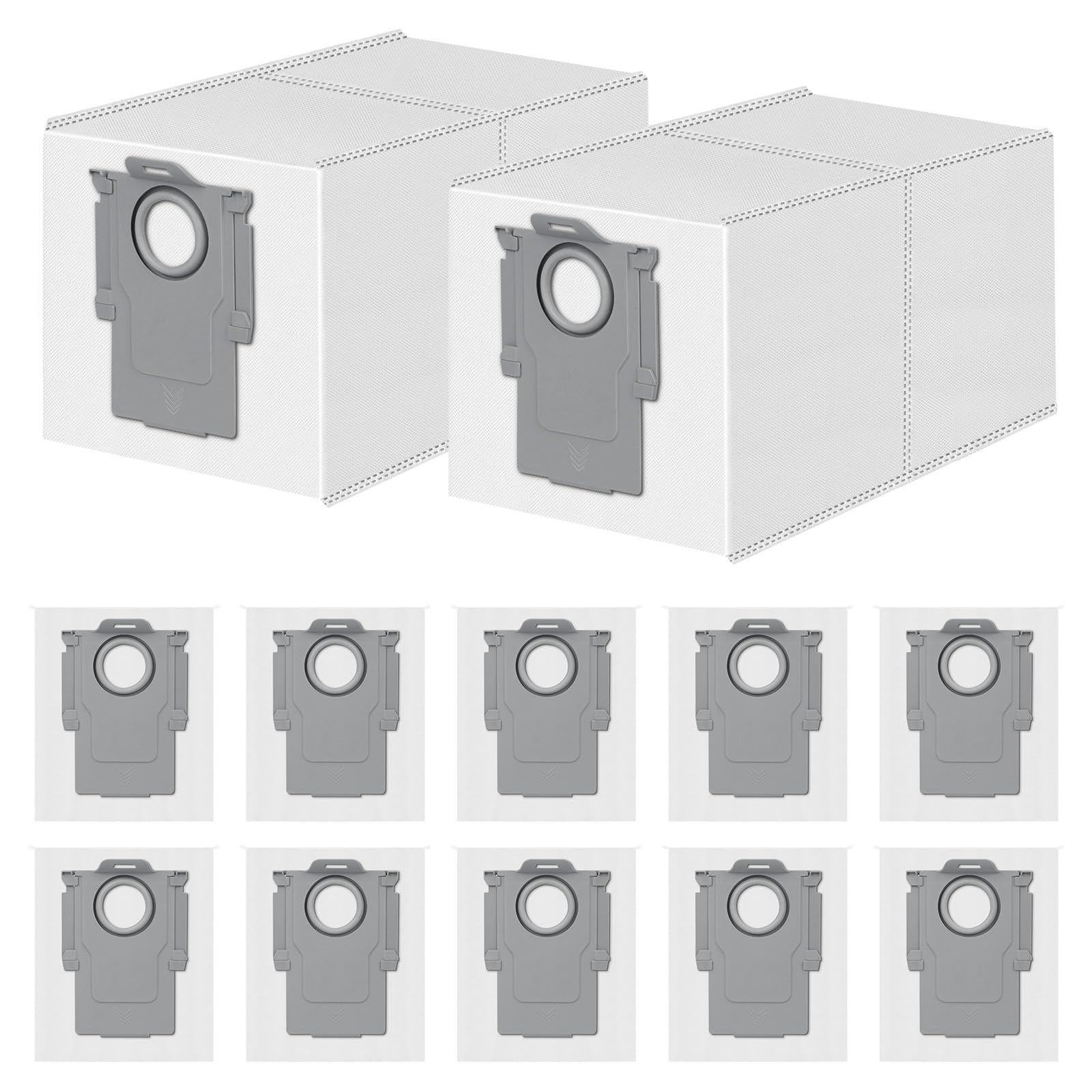 12 Pack Dust Bag for Roborock Qrevo S Pro/QV 35A/S5V/Saros 10R/20/CurvX