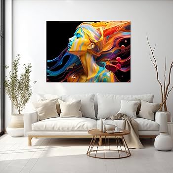 Amazon.co.jp: SHYAMIC 抽象的なカラフルな絵画, 抽象的なカラフルな Amazon.co.jp: SHYAMIC 抽象的なカラフルな絵画, 抽象的なカラフルな