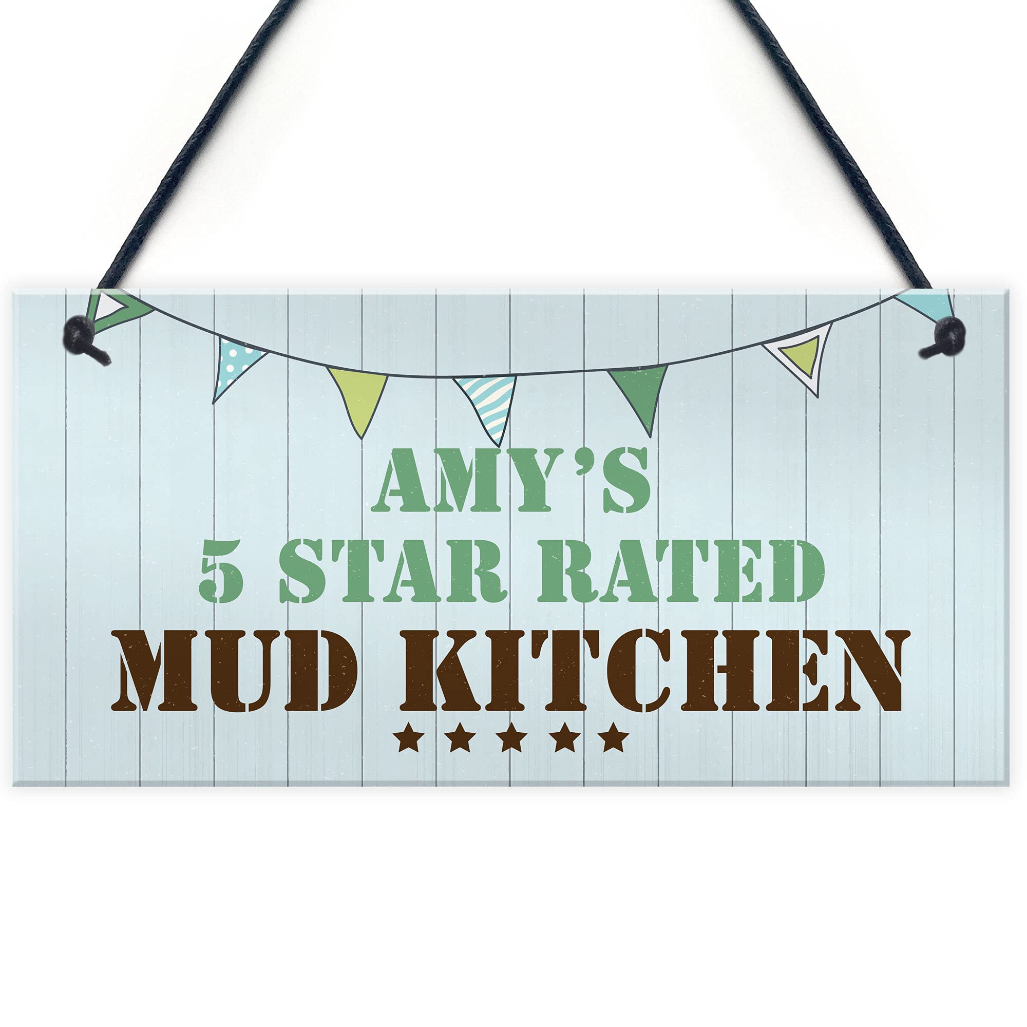 Funny Mud Kitchen Sign Personalised Playhouse Garden Sign Daughter Son Gift