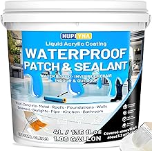 Transparent Waterproofer, Liquid Coating Waterproof Repairer Waterproof Anti-Leak, Invisible Sealant Waterproof for Indoor and Outdoor Waterproof Glue 4L