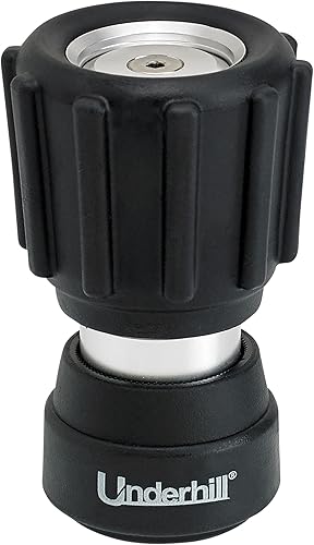 Miniatura 7 de Underhill Magnum Garden - Boquilla de manguera de agua, pulverizador, 37 GPM 80 PSI, entrada de rosca de 3/4 pulgadas, chorro, remojo, ventilador,