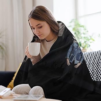 Amazon｜ブランケット B'z ロックバンド 毛布 シングル 大判 掛け毛布