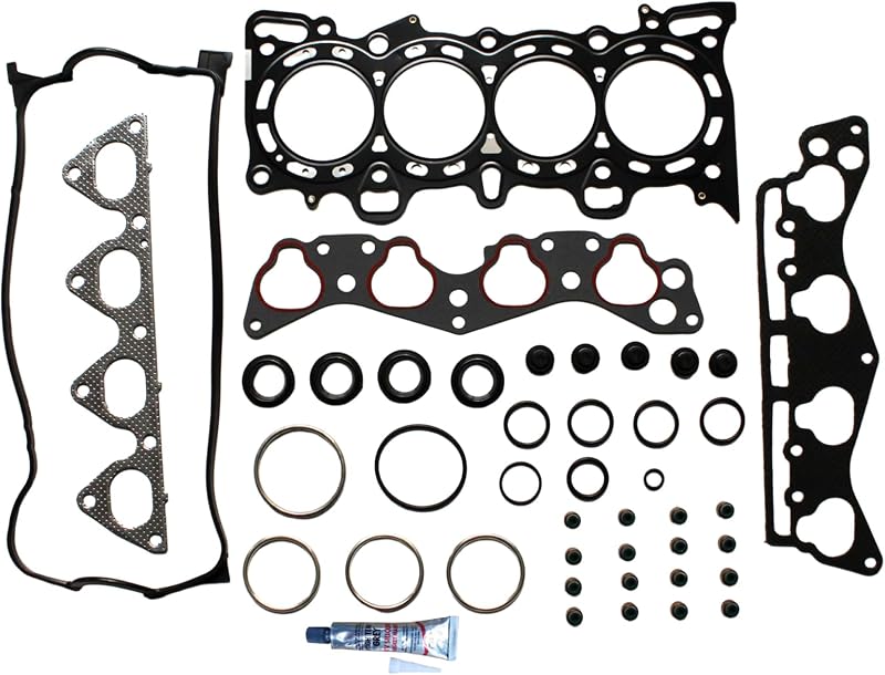 Jogo de juntas do cabeçote ECCPP para Honda Civic e Civic del Sol 1.6L L4 – Kit com 51 peças