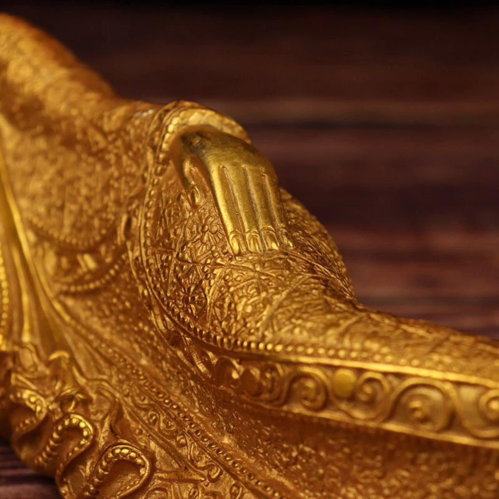 Amazon.co.jp: 彫像に彫刻彫刻像 純銅 涅槃仏 寝釈迦仏 阿弥陀仏 本尊