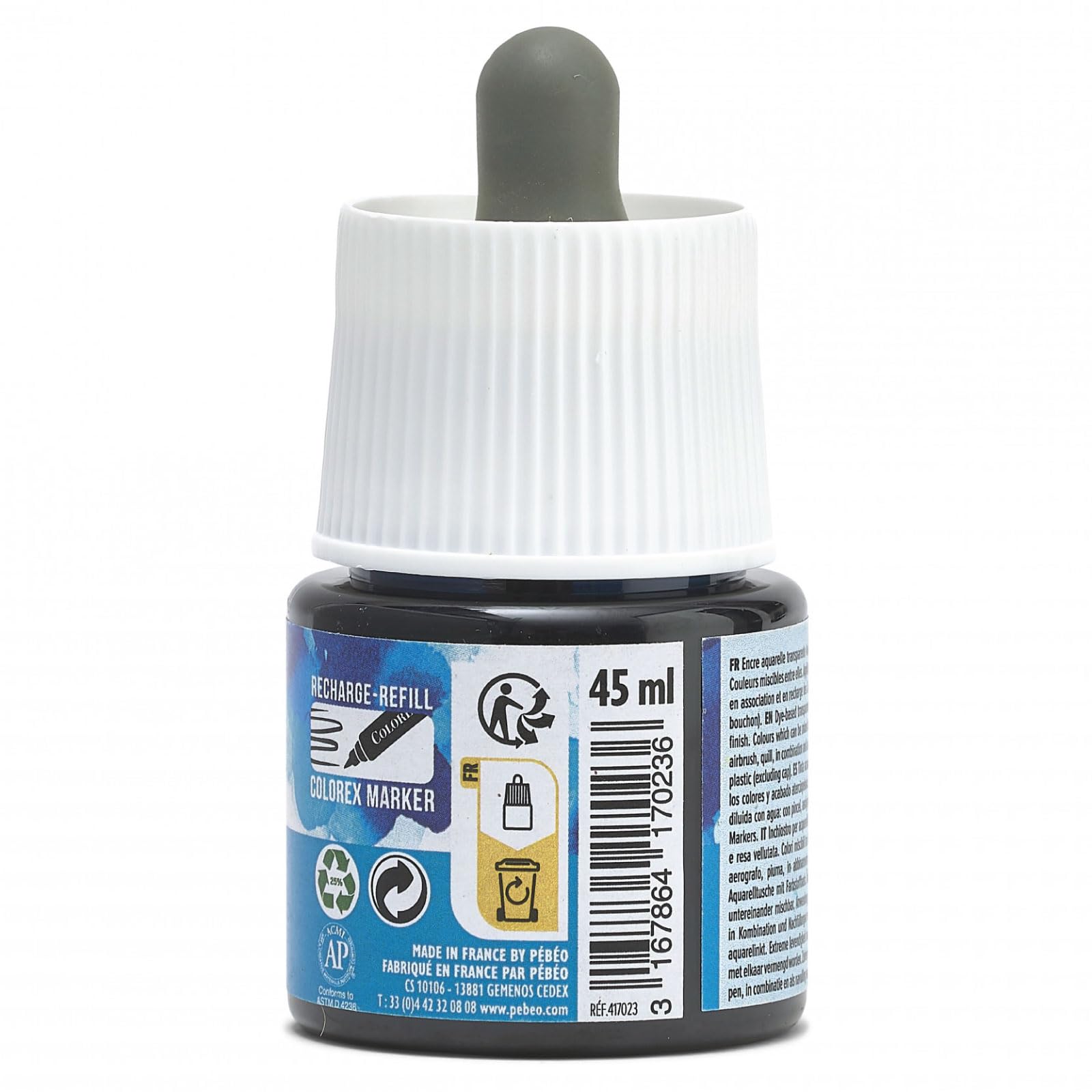 Buy Pébéo Colorex Ink 45 Ml Cyclamen Colorex Watercolor Ink With Velvet Finish Drawing Ink Multi Tool All Media 45 Ml Cyclamen