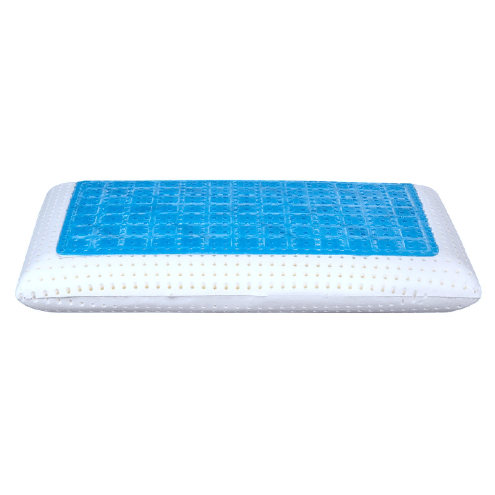 Evergreenweb - Coussin mousse visco-élastique avec gel Coolmax 40x70 Hauts 12 cm, oreiller orthopédiques, tissu hypoallergénique, Anti-acariens 2 housses complètement amovibles et lavable en machine