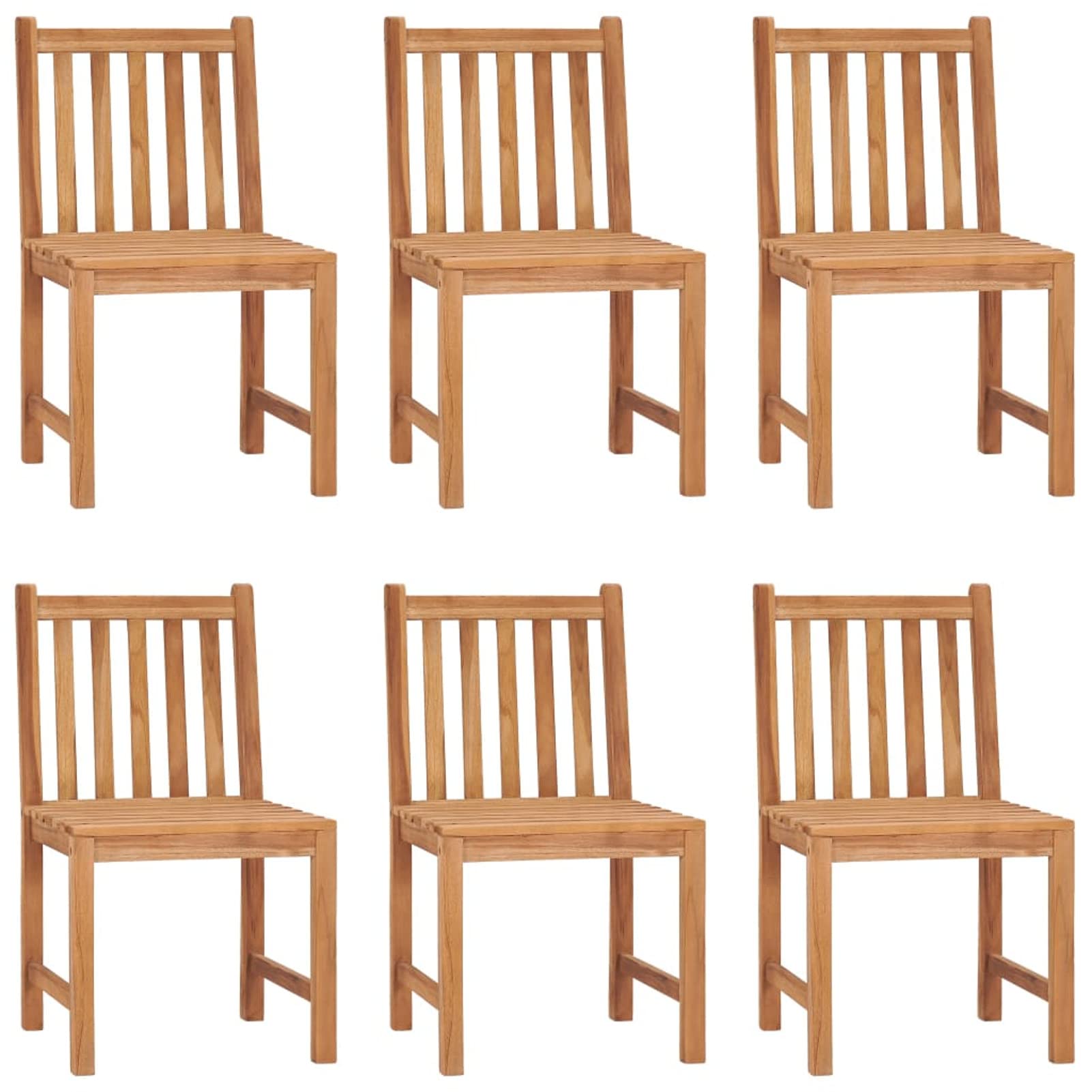 Conjunto de Comedor de jardín 7 Piezas Conjunto Comedor Jardin Exterior Juego de Mueble Jardin Juego de Comedor de jardín Madera Maciza de Teca 3059930