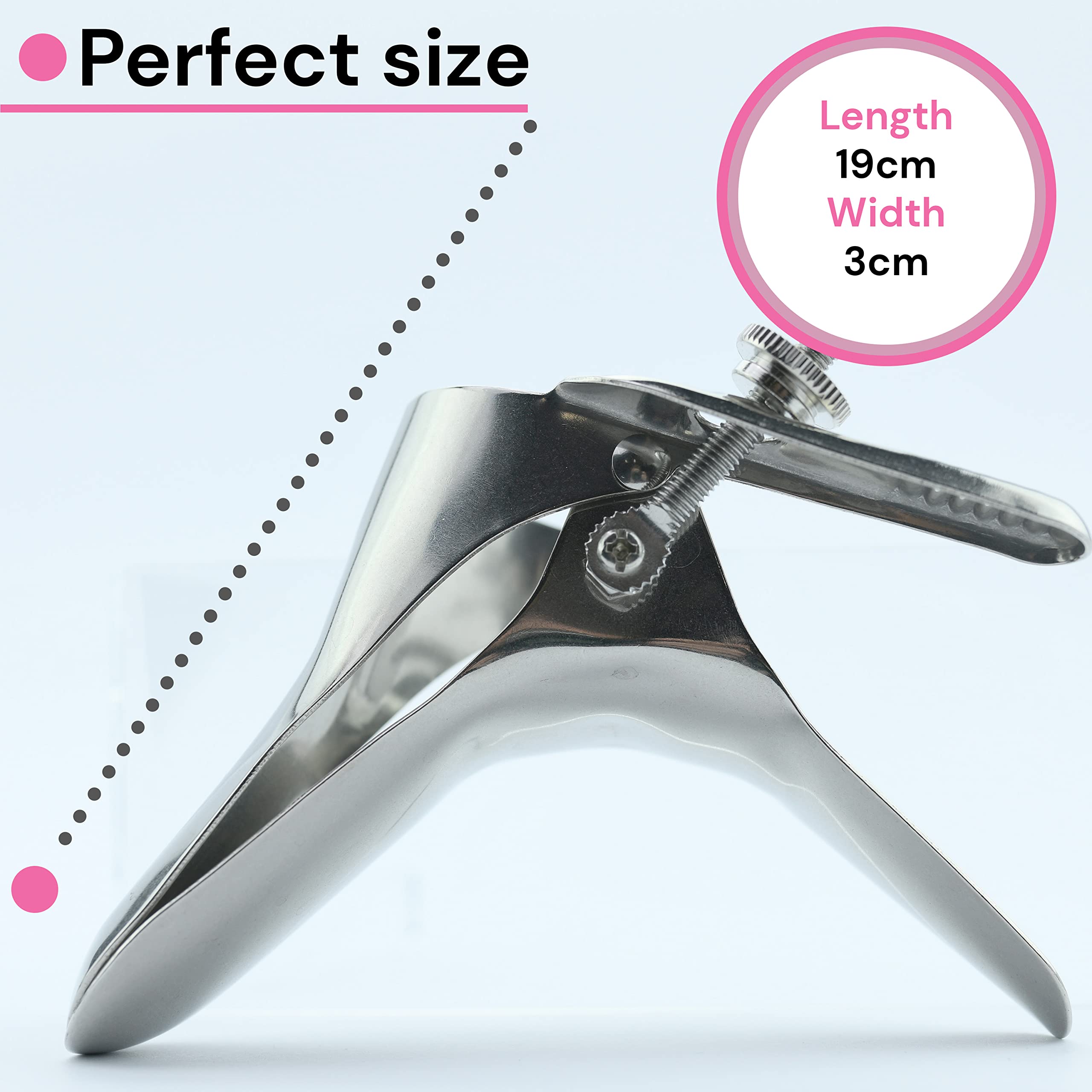 FOPS Dilatatore Vaginale in Acciaio Inossidabile Speculum Vagina Regolabile Tunnel Vagina Dilatatore Ano Donna Accessorio BDSM Gioco Medico I09-1