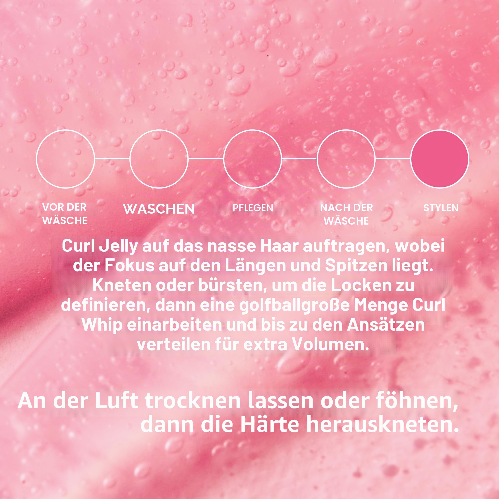 Umberto Giannini Volumizing Duo - Curl Jelly Scrunching Jelly Gel & Curl Whip Mousse - Adds Definition & Reduces Frizz - For Curly, Wavy & Coily Hair