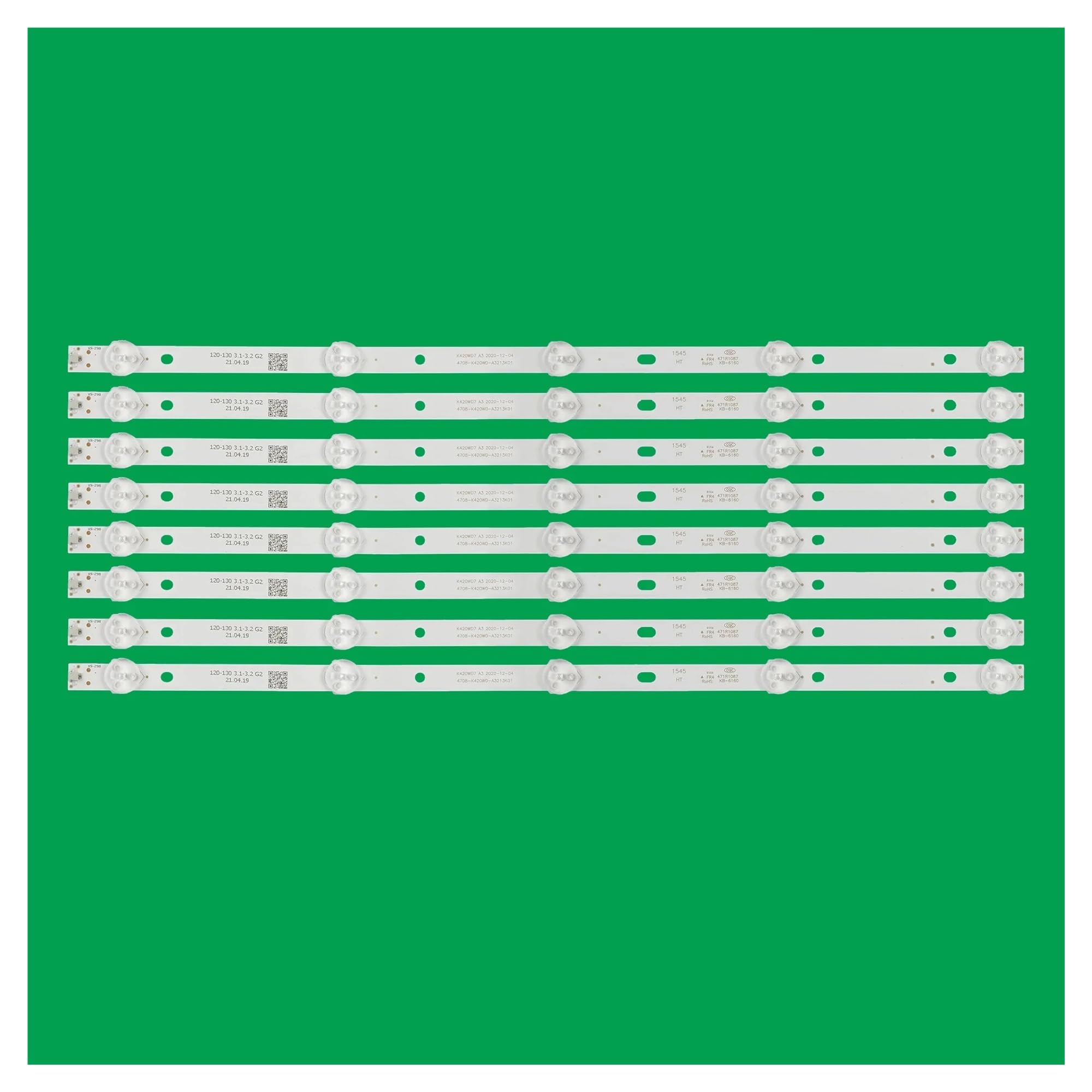 YUEZUYIOU LED Backlight Strip for 42PFL3040/T3 42HFL3336/T3 43PUF6001/T3 42PFL5040/T3 43LE5173D TL4306TRE TH-43D520C 43PHT4001/60 43PFT4001/60 TH-43D400(5kits-40pcs 415MM)