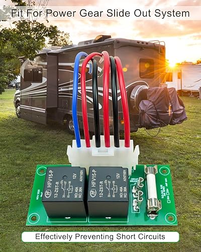 Miniatura 2 de Tablero de control de relé deslizante RV compatible con Power Gear Reemplazar 14-1130 140-1130 14-1096 246063 368859 con conector de arnés de cables