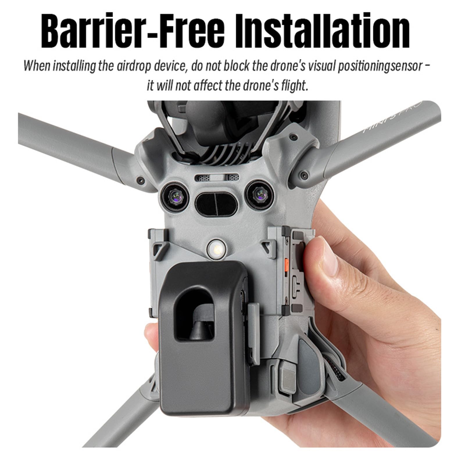 LICHIFIT Drone Airdrop System for DJI Mini 5 Pro Drone Light-Sensitive Thrower Transport Delivery Payload Release MINI5 PRO Air Dropping Device with Propeller Fixator - Image 3