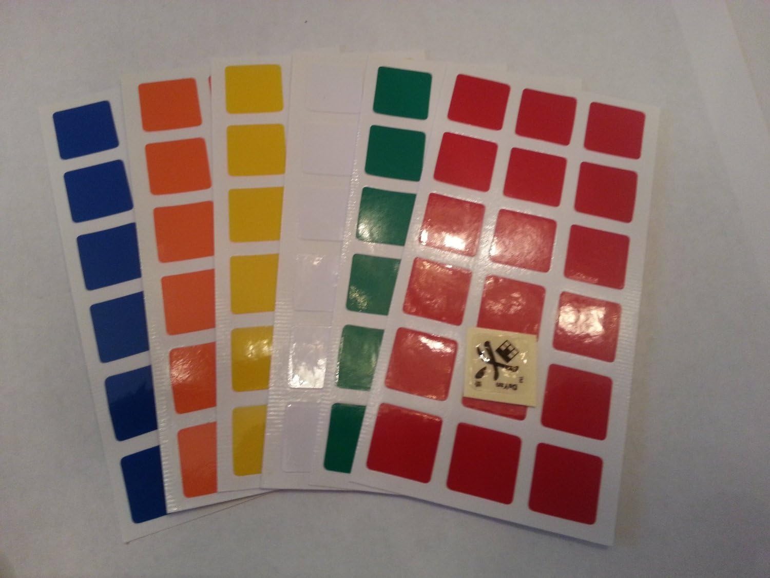 Dayan Guhong Zhanchi Stickers fits standard 3x3x3 Rubiks Cube