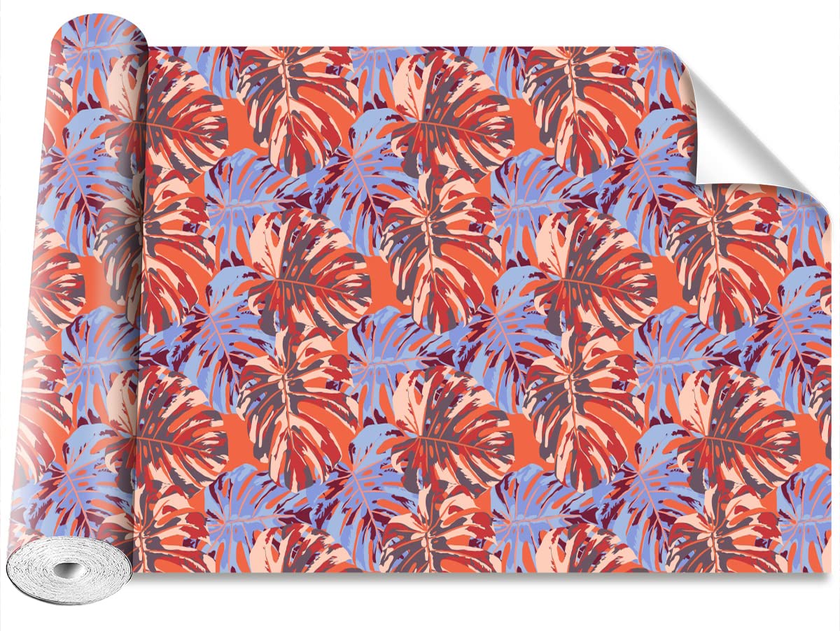 Papier peint feuilles tropicales pour salon et chambre moderne