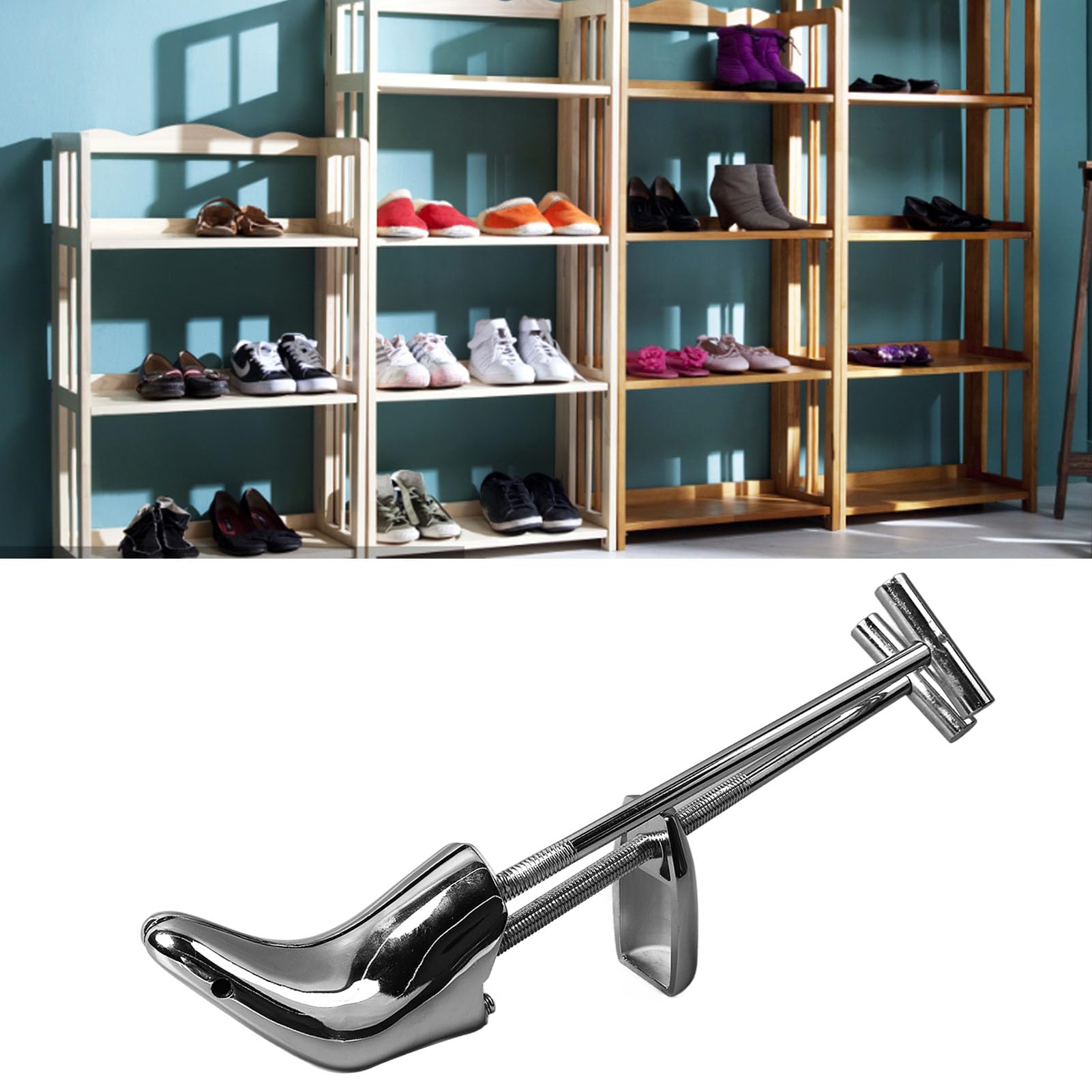 Schuhspanner, Schuhspanner aus Aluminiumlegierung, Expander für Lederschuhe, Lindert Ballenzehen, Geeignet für Oxfords, Segeltuchschuhe, Größe: Aluminiumlegierung