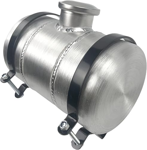 JSD Tanque de combustible pequeño de aluminio de 1 galón, tanque de gasolina de 6 x 10 pulgadas, llenado central, 38 pulgadas, salida NPT, mini