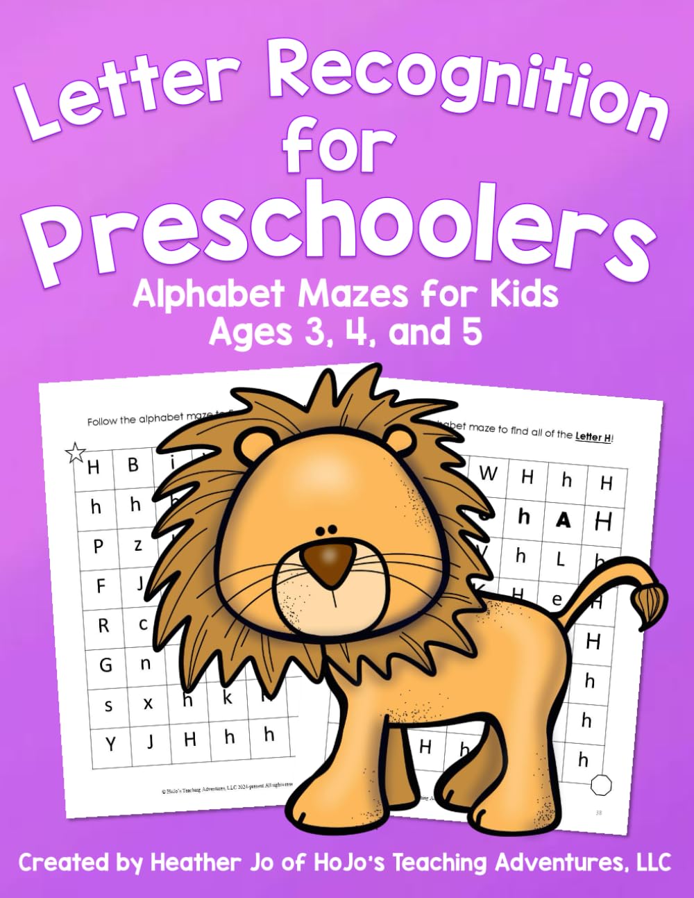 Letter Recognition for Preschoolers: Alphabet Mazes for Kids Ages 3, 4, and 5 (Kids Letter Recognition)