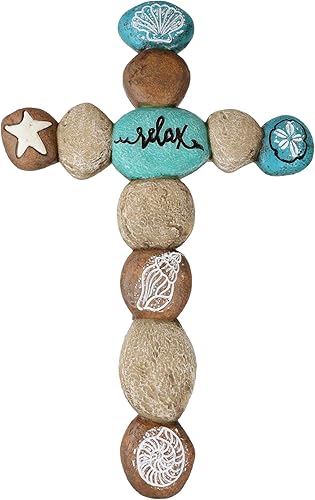 Ebros Gift Náutica costera marina playa vacaciones relajarse Estrellas de mar Ostras Almeja Concha Concha Arena Dólar Guijarro Piedra Rocas Pared