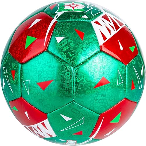 Miniatura 9 de PP PICADOR Balones de fútbol tamaño 4, pelota de fútbol de cuero láser para entrenamiento deportivo y juego de partidos, juego de bolas de fútbol